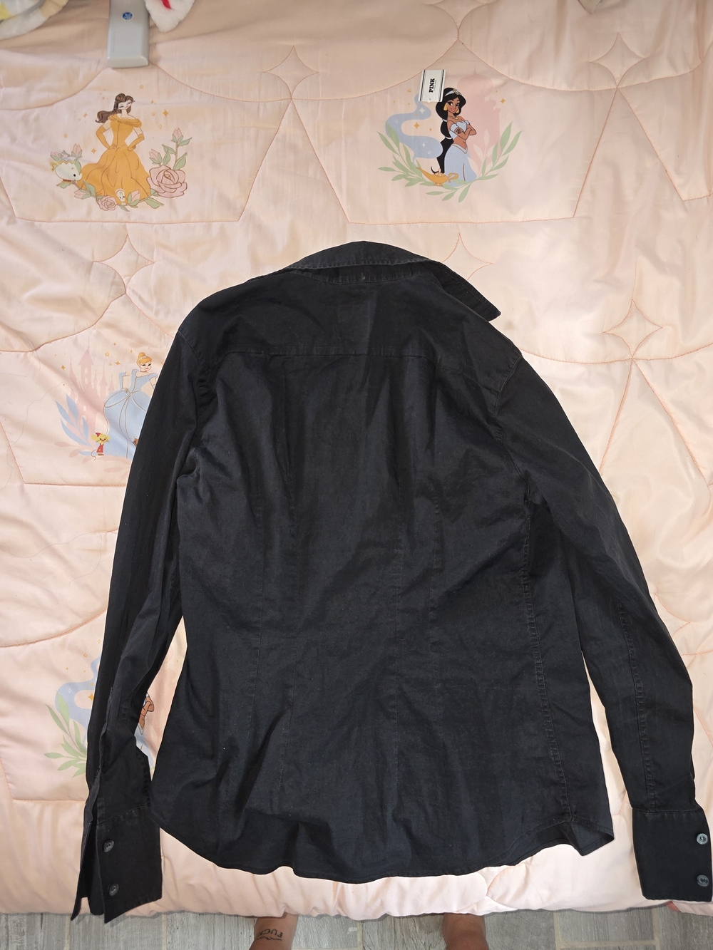 DOLCE & GABBANA LONG SLEEVE BLACK SHIRT SIZE 46 - Picture 3 of 6